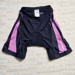 NOOYME Bike Shorts for Cycling with 3D Padded Womens Black Cycling Short Large